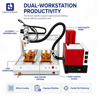 Machine de distribution automatique de colle thermofusible pneumatique pour l'étanchéité des cartons en bois, le revêtement adhésif et l'assemblage industriel