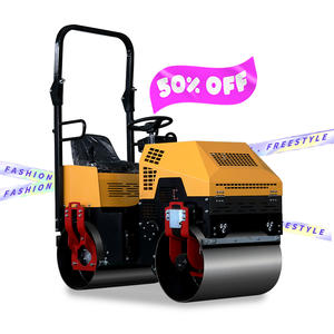 Каток для катания на Вибрационный Гидравлический 4-Тонный асфальтовый Вибрационный барабанный дорожный каток - Product Image 1