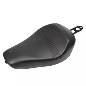 Almohada de cuero para conductor delantero negro para motocicleta, cojín de un solo asiento para <span class=keywords><strong>Harley</strong></span> <span class=keywords><strong>Sportster</strong></span> XL1200 <span class=keywords><strong>883</strong></span> 72 48, accesorios - Product Image 3