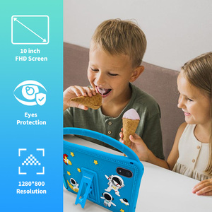 Tablette éducative pour enfants 10 pouces IPS anti-chute avec 64 Go de ROM, Android 15, Wi-Fi 6, contrôle <span class=keywords><strong>parental</strong></span> et <span class=keywords><strong>logiciel</strong></span> IWawa préinstallé - Product Image 4