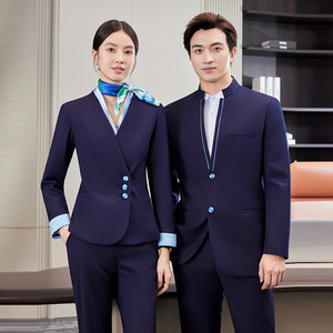 <b>Hotel</b> <b>Uniform</b> Suits For Men And Women Long Sleeve Professional Attire For <b>Hotel</b> Lobby <b>Managers</b> Winter 2025 - Product Image 3