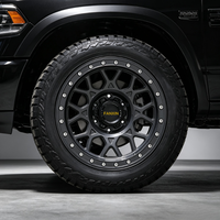 Jante tout-terrain Fanxin Mesh Spoke True Beadlock 16 17 18 pouces Noir mat 6x135 8x170 pour Toyota Tacoma Chevrolet Silverado