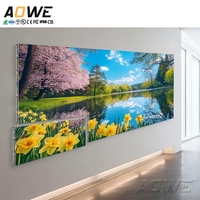 Pantalla LED Ultrafina de 5m x 3m para Interiores, P1.5P2.6P3.9, a Todo Color, para Tiendas, Aeropuertos, Eventos Publicitarios, con SDK