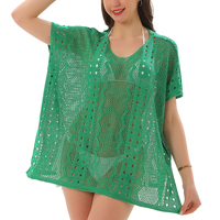 Robe de plage sexy et respirante pour femme, 100% polyester, pour la plage, la piscine, maillot de bain, robe en crochet