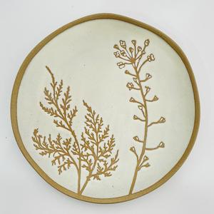 จานสลัดทรงไม่สมมาตรขนาด 8.5 นิ้ว (พื้นผิวเรียบ) - Product Image 1