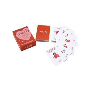 Fabricante personalizado impresión tarjeta de <span class=keywords><strong>juego</strong></span> pregunta tarjeta <span class=keywords><strong>juego</strong></span> <span class=keywords><strong>pareja</strong></span> naipes con caja - Product Image 4