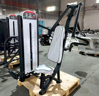 Machine de tirage vertical assis haut de gamme, style ciseaux, à charge par broches, équipement de musculation professionnel pour l'isolation des muscles du dos