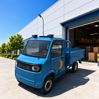 Camion de fret électrique pour véhicules à énergie nouvelle, mini-pick-up robuste avec cabine fermée et batterie haute capacité