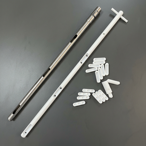 Sonde d'échantillonnage manuelle en acier inoxydable pour poudres, tige d'échantillonnage multi-zones avec matrices interchangeables, outil de qualité pharmaceutique - Product Image 3