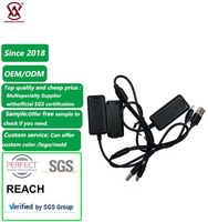 Module de chargeur USB pour sac à dos, double port USB-C/USB-A, kit de câble d'extension, boîtier de montage, couleurs et logo personnalisables pour sacs de voyage