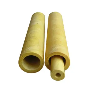 glass wool tube shell heat resistant glasswool pipe insulation glass wool steam pipe