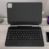 Étui de clavier flottant magnétique sans fil avec pavé tactile par Laudtec pour iPad Air 4e/5e génération 11 pouces