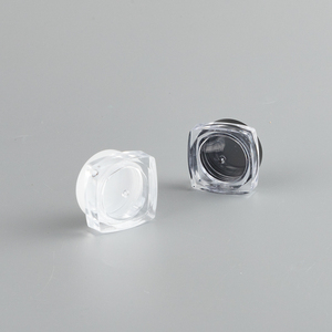 Hỗn Hợp Màu 2 Gam 3 Gam 5 Gam Vuông Kem Mắt Nhựa Pot Mỹ Phẩm <span class=keywords><strong>Container</strong></span> Mẫu Jar Cho Sắc Tố - Product Image 5