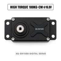 Moteur Servo à Couple Élevé XQ-S9150D 180kg 16.8V Sans Balais Étanche Bus Série Engrenage Acier Inoxydable Bras Robotique Vente en Gros OEM