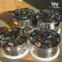 Rines Forjados Ligeros Cóncavos Personalizados VS-5RS Triple Cromo VS5RS para BMW M2 M3 E39 E46 M4 M5 E34 Ford Mustang Tesla Audi