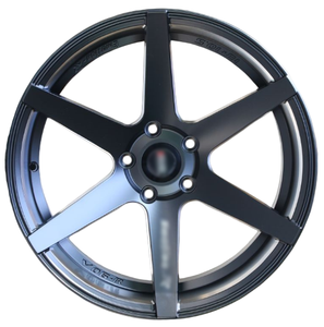 Nouveau OEM Unique cinq rayons <span class=keywords><strong>17</strong></span> <span class=keywords><strong>pouces</strong></span> roue en alliage d'aluminium noir mat pour Honda pour <span class=keywords><strong>BMW</strong></span> série <span class=keywords><strong>1</strong></span> 5x10 0/114.3 PCD 15/33mm roues de voiture - Product Image 2
