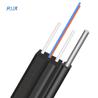 Kabel Drop serat optik FTTH FTTP 1CORE G657A dari Tiongkok Shenzhen Rux