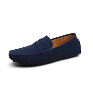 Hombres Zapatos casuales Clásico Original de gamuza de cuero Penny <span class=keywords><strong>Mocasines</strong></span> Slip on Flats <span class=keywords><strong>Hombre</strong></span> <span class=keywords><strong>Mocasines</strong></span> Guisantes Zapatos - Product Image 2