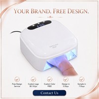 Lampe à ongles UV LED à perles de quartz, 3 minuteurs (30s, 60s, 99s), faible chaleur, séchage rapide, longue durée de vie, vente en gros d'usine OEM, marque privée, logo personnalisé
