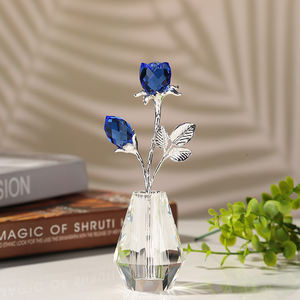 Rosa de Cristal 3D Hecha a Mano al por Mayor, Varios Modelos de Flores, Decoración para el Hogar, Regalos de Boda, Regalos de San Valentín WDY0397 - Product Image 2