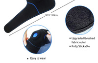 Compresse froide réutilisable pour les genoux, fabriquée directement en usine, pour l'arthrite et les raideurs articulaires, avec housse en peluche, certifiée CE
