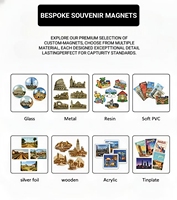 Souvenirs personnalisés du Maroc, Marrakech, autocollant magnétique en résine 3D, aimant de réfrigérateur, décoration de la maison, respectueux de l'environnement
