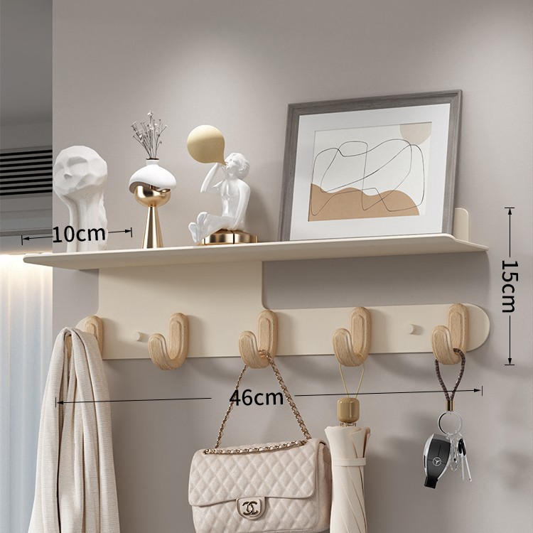 Milky white - 5 hooks