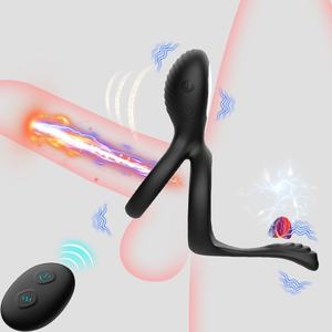 OEM ODM New <span class=keywords><strong>Delay</strong></span> Ring Spielzeug <span class=keywords><strong>Sex</strong></span> Adult Penis Ejakulation Sexspielzeug Fernbedienung 9 Modi Vibrierender <span class=keywords><strong>Sex</strong></span> Cockring - Product Image 4