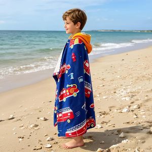 Asciugamani con Cappuccio per Bambini, 30"x50", Super Assorbenti, MOQ 1, Stampa Personalizzata, Asciugamano Cartoon per Bambini per <span class=keywords><strong>Spiaggia</strong></span>, Piscina, <span class=keywords><strong>Bagno</strong></span> - Product Image 6