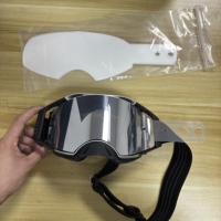 Lames de protection pour lunettes de motocross, personnalisées en usine, conformes aux normes de la marque, laminées et détachables