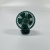Ventilateur portable pliable sans pales 800 mAh, rechargeable par USB, à porter autour du cou, turbo, faible bruit, 5 vitesses réglables, pour voiture