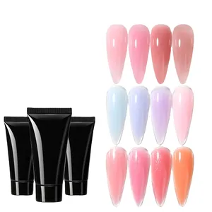 Extensión de <span class=keywords><strong>uñas</strong></span> de gel de larga duración de alta calidad 31 colores PolyGels Nail <span class=keywords><strong>Set</strong></span> 30ml tubo OEM Etiqueta Privada - Product Image 1
