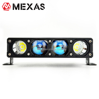 Feux de croisement LED combinés de 6,8 pouces pour grille de voiture, lampe auxiliaire de conduite pour SUV tout-terrain, UTV, camionnette