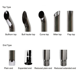 클래식 3피스 배기 키트 7인치에서 5인치 길이 96인치에 적합합니다. - Product Image 3