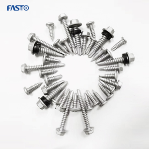 Hex máy giặt đầu tự khoan lợp đuôi vít gỗ Tự Khai thác khoan vít với máy giặt - Product Image 4