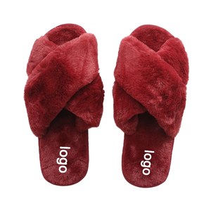 Pantofole da Casa Antiscivolo in Peluche Caldo per Signore, Personalizzabili con Logo e Colore - Product Image 1