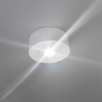 Projecteur mural d'urgence non permanent avec boîtier PC et lentille, batterie de secours rechargeable, downlight LED d'urgence