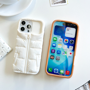 Custodia Morbida Antiurto 3D a Forma di Orsetto Stile Puffer con Cerniera per <span class=keywords><strong>iPhone</strong></span> 17 16 15 14 <span class=keywords><strong>13</strong></span> Pro Max, <span class=keywords><strong>Cover</strong></span> in Silicone Morbido - Product Image 5