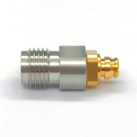 Adaptateur coaxial RF haute fréquence S MA/SMP-KKAG, connecteur coaxial à ondes millimétriques, 50 ohms, matériau en acier inoxydable