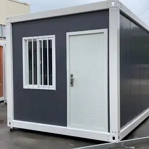 YIHONG 15 Minuten zur Installation vorgefertigte flache Verpackung miniatur portables mobiles fertiges faltbares Container-Kabinen-Büro