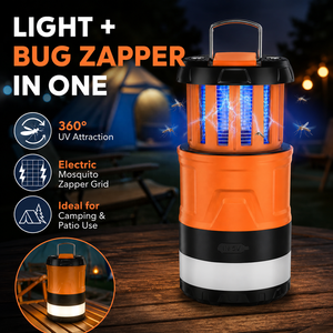Linterna <span class=keywords><strong>de</strong></span> Camping Recargable 6 en 1, Antimosquitos, Linterna con Base Magnética y Gancho para Colgar, para Emergencias al Aire Libre y Viajes - Product Image 2
