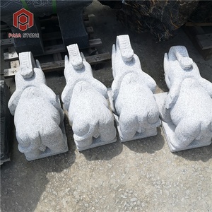 Sculpture d'éléphant blanc <span class=keywords><strong>en</strong></span> granit, <span class=keywords><strong>petite</strong></span> taille, sur mesure, faite à la main, moderne, <span class=keywords><strong>en</strong></span> granit naturel, <span class=keywords><strong>statue</strong></span> d'extérieur, garantie 1 an - Product Image 6