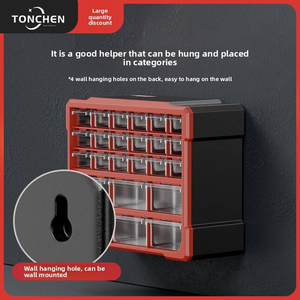 Vente directe d'usine, modèle TCH-0000, armoire de rangement à tiroirs de grande capacité, organisateur en plastique, outils, bijoux, <span class=keywords><strong>garage</strong></span>, fabrication chinoise - Product Image 4