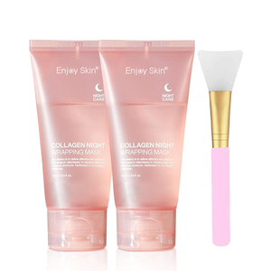 OEM/ODM Collagen Overnight Gel Gesichts maske Peel-Off Wrapping für hydratisierte weiche elastische Hautpflege - Product Image 5