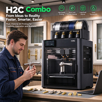 Version Globale H2C COMBO 40W Imprimante 3D FDM Haute Précision à Nivellement Automatique 1.75mm PLA/ABS