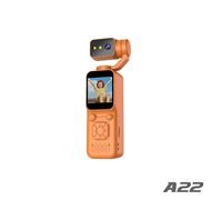 Caméra de sport portable de poche, objectif rotatif à 270 degrés, caméra d'enregistrement pour le cyclisme, écran IPS de 1,4 pouce avec batterie longue durée