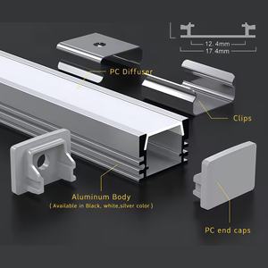 <span class=keywords><strong>Profil</strong></span> <span class=keywords><strong>Aluminium</strong></span> Tahan UV Grosir Pabrik untuk Strip Lampu LED 1m 2m 3m <span class=keywords><strong>Profil</strong></span> <span class=keywords><strong>Aluminium</strong></span> LED yang Dapat Disesuaikan - Product Image 5