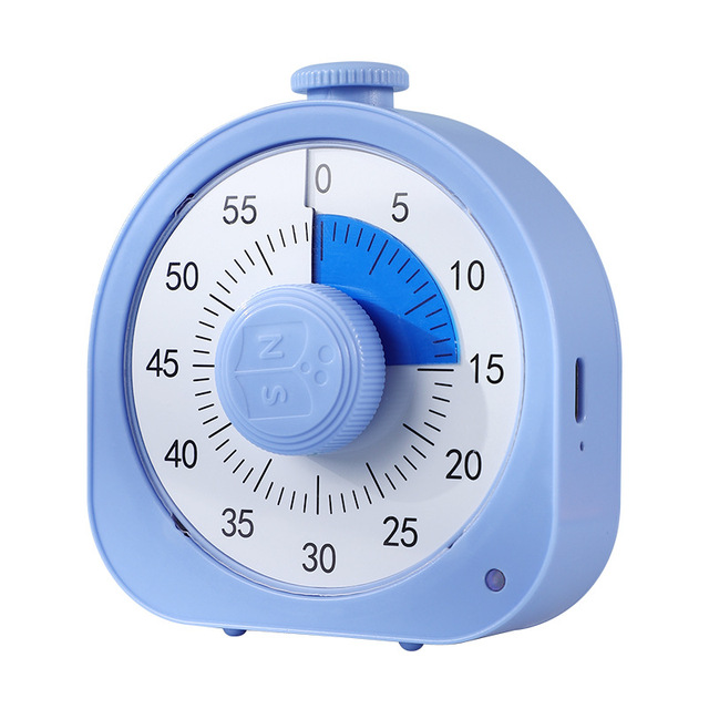 DD1408  Rechargeable Study Time Management Tool Countdown Kitchen Clock 60 Minute Kids Visual Timer