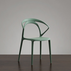 Dinning Room Furniture Cheap Price Creative Design Modern Restaurant Leisure Cafe Stackable Dining Plastic Chair