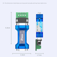 Convertidor de Comunicación Bidireccional Pasivo RS232 a RS485 DTECH DT-9015